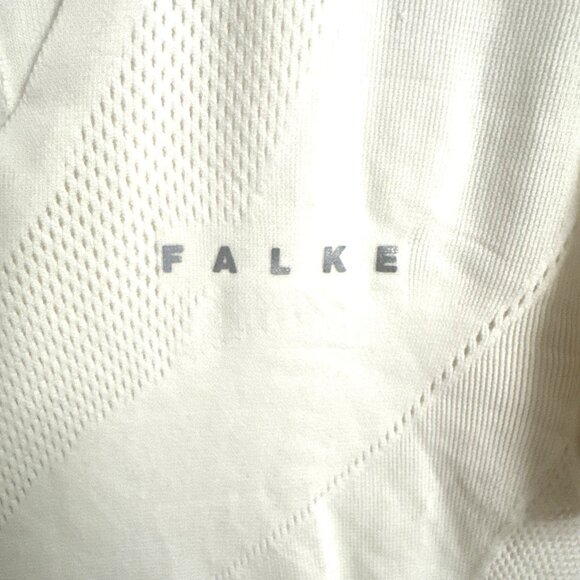 FALKE Ergonomic Sports System White V Neck Short Sleeve Top Size Large - Picture 3 of 10
